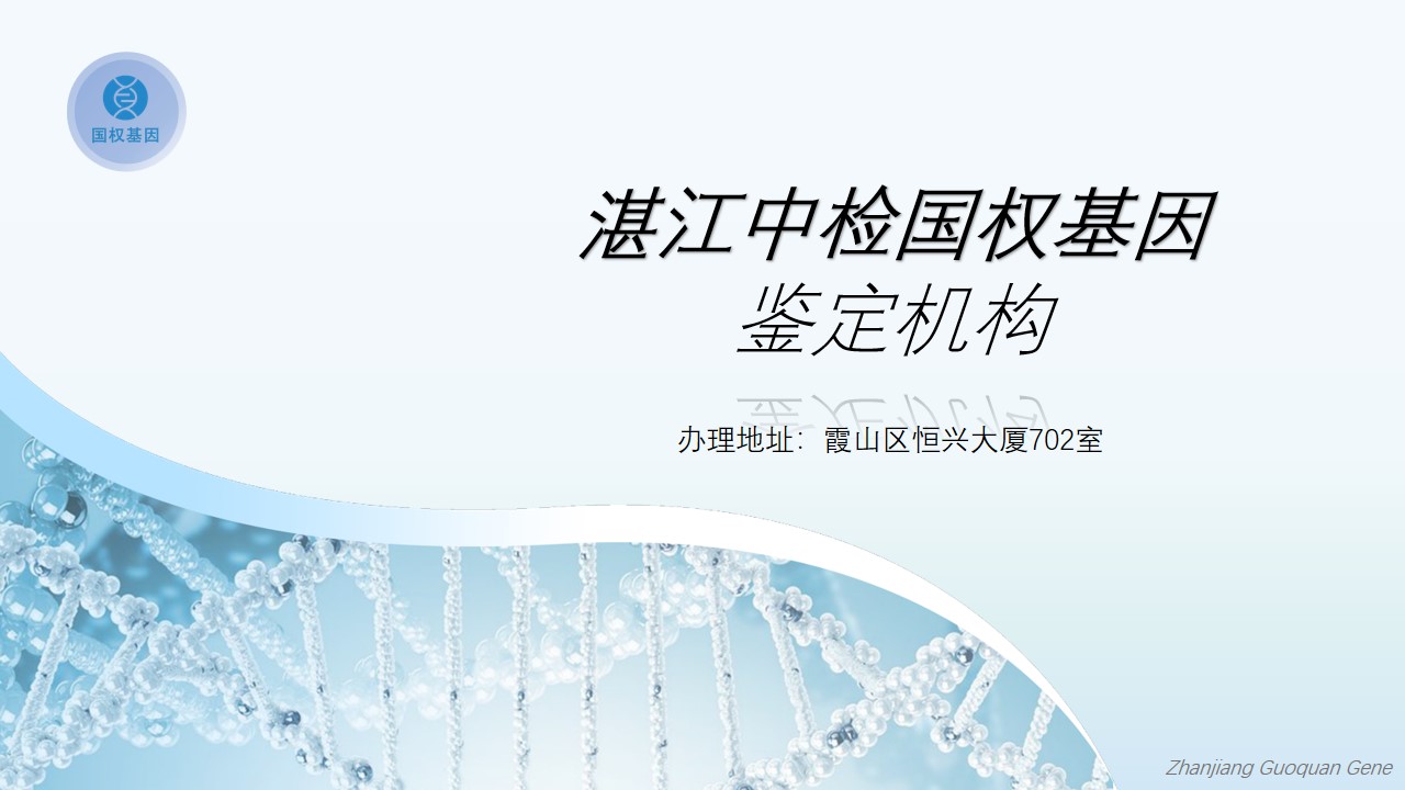 权威发布！湛江市专业亲子鉴定机构 2025 年地址深度解析